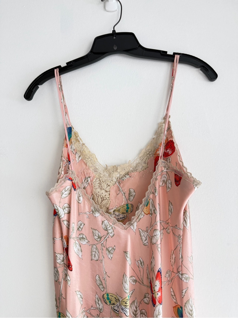 Victoria's Secret 80’s Vintage Butterfly Maxi Slip Dress Size Small 8573 - Picture 7 of 12